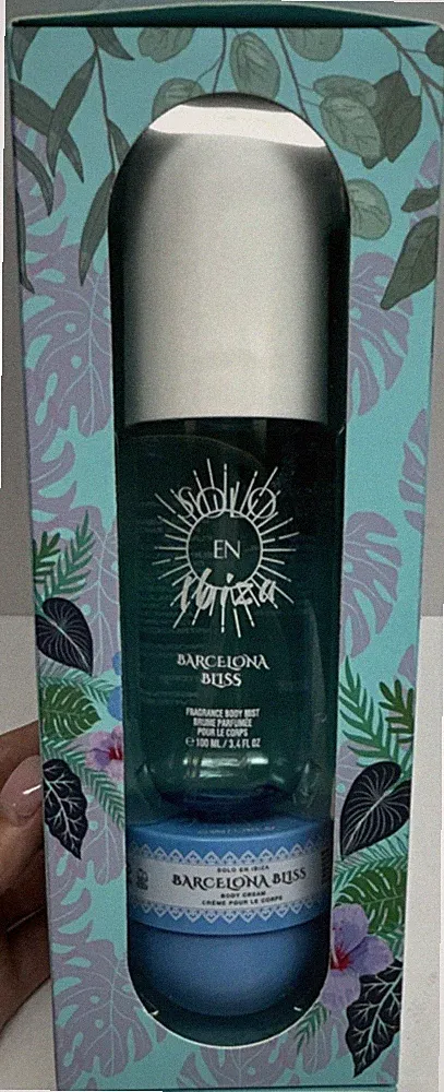 EN Ibiza Barcelona Bliss Blue Dual-Set Body Cream & Fragrance Mist Unisex