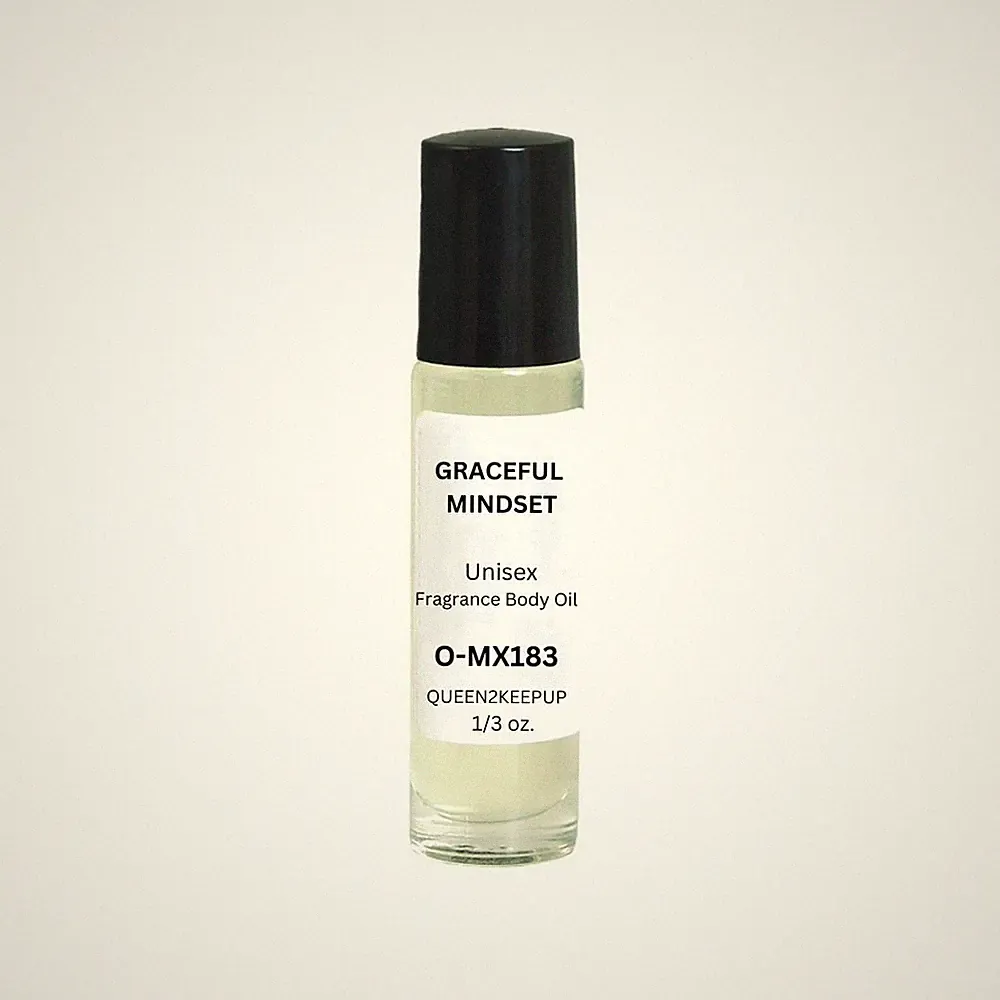 Graceful Mindset (Unisex) Body Oil 10 ml Fragrance Natural 1/3 oz Roll-On Scent