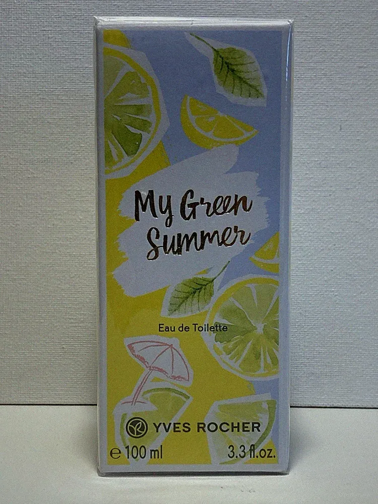 Yves Rocher My Green Summer Unisex Eau De Toilette Sealed Spray 3.3oz/Perfume